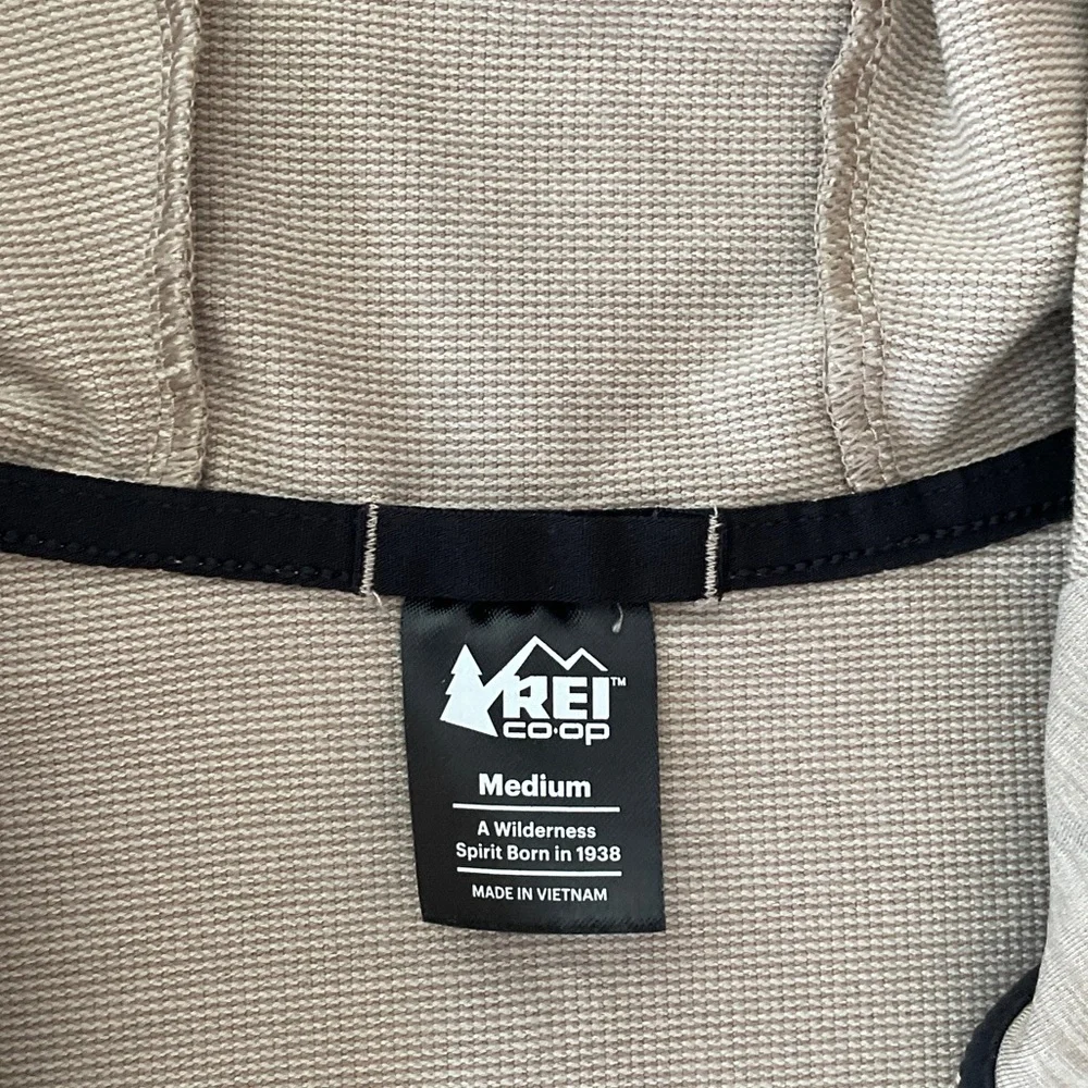 REI Lightweight Hoodie Jacket in Light Tan - Picture 3 of 16